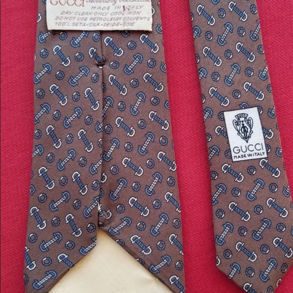 Vintage Gucci Men’s Tie - Picture 3 of 7